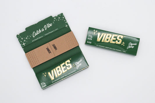 Vibes Organic Hemp Fine Rolling Paper kit